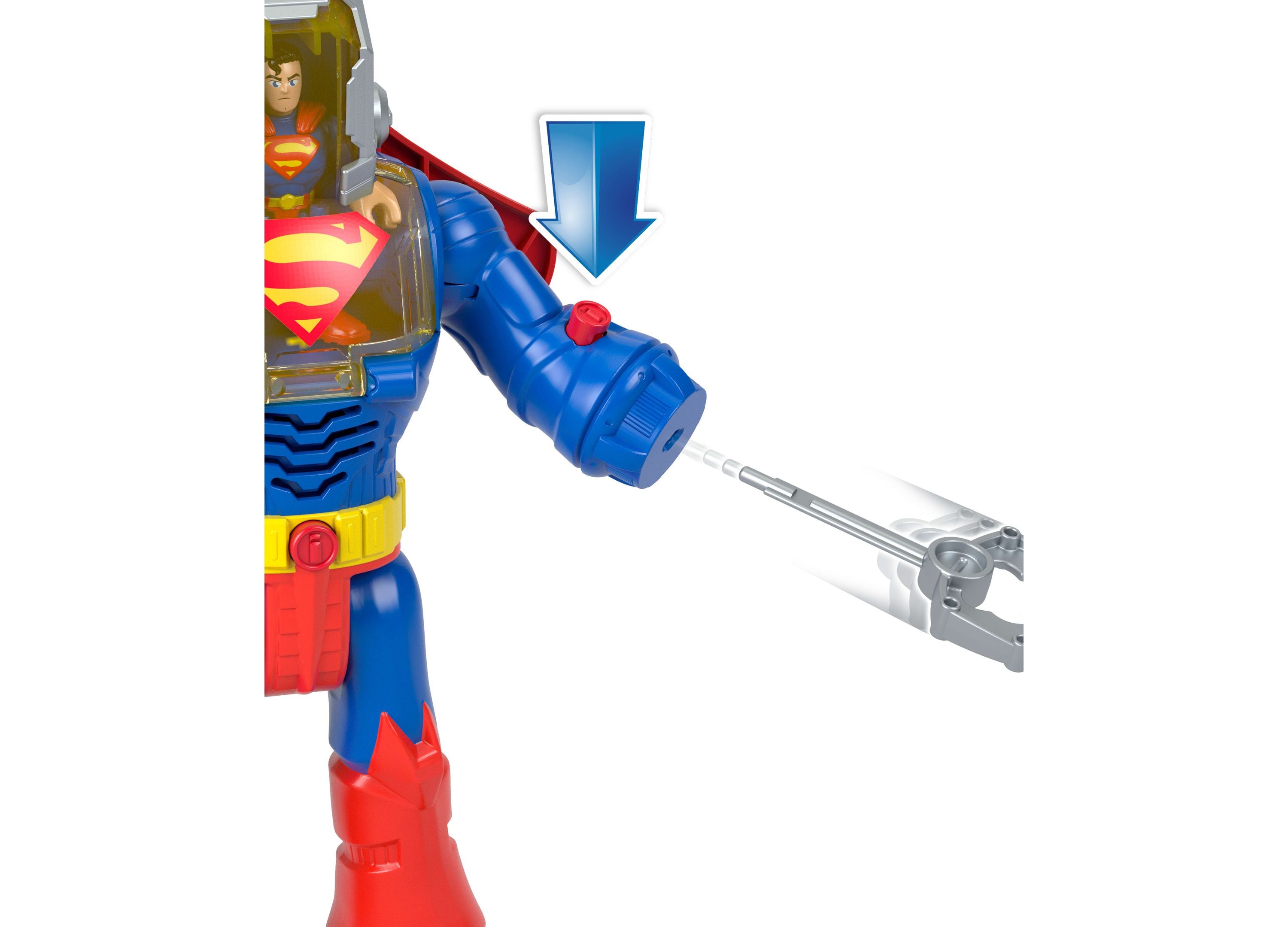 Imaginext DC Super Friends Superman Exo Suit Robot Playset - Image 4