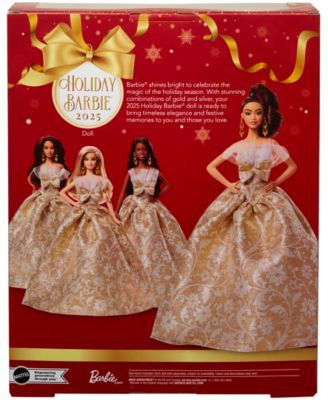 Barbie 2025 Holiday Fashion Doll - Light Brown Hair - Image 5