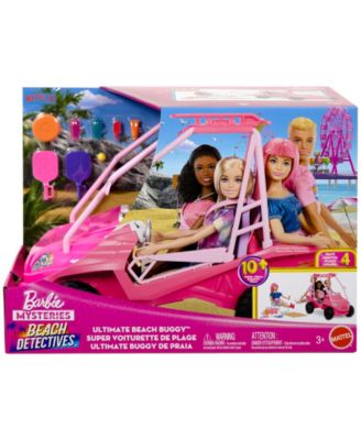 Barbie Mysteries: Beach Detectives Ultimate Beach Buggy Vehicle Playset with 10 Plus Accessories - Image 5