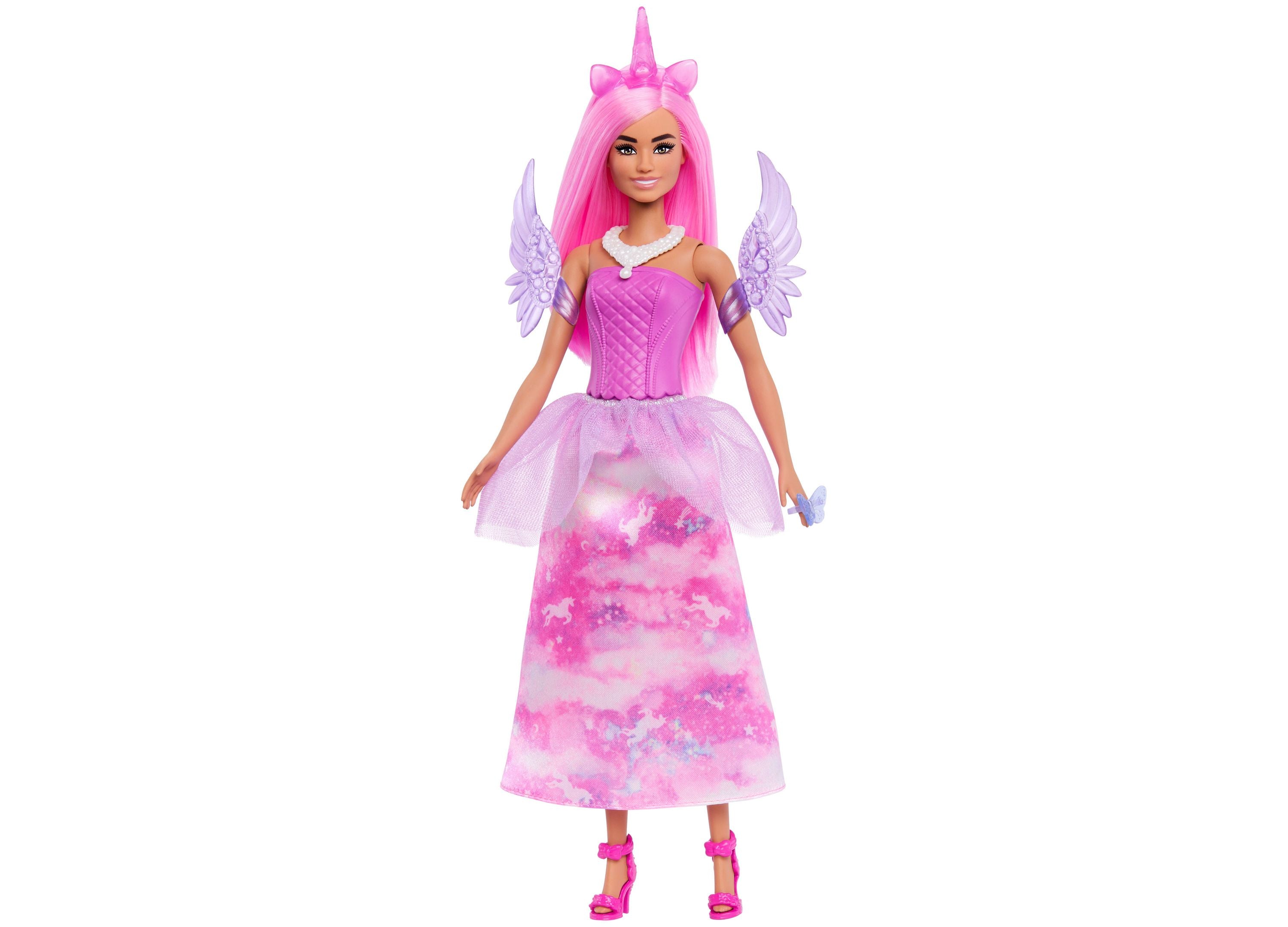 Alternative view of Barbie Fantasy-Themed Advent Calendar with Pink-Haired Fashion Doll and 24 Magical Accessories