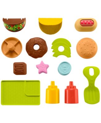 Fisher-Price Laugh and Learn 4-in-1 Snack Cart Walker with 14 Play Pieces - Image 6