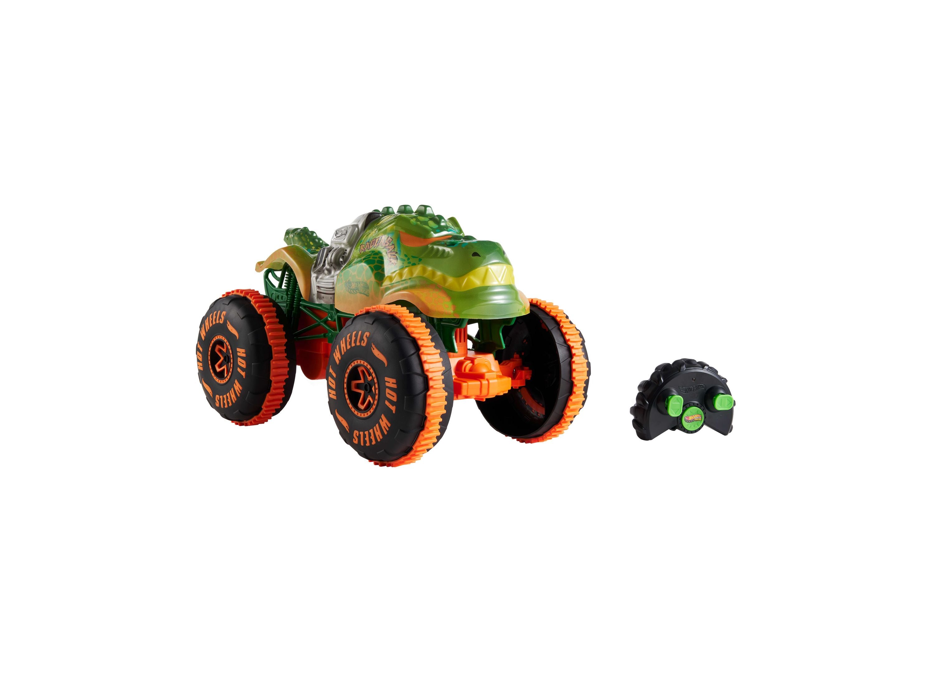 Hot Wheels Monster Trucks RC Rageasaur - Remote Control Toy Truck - Image 3
