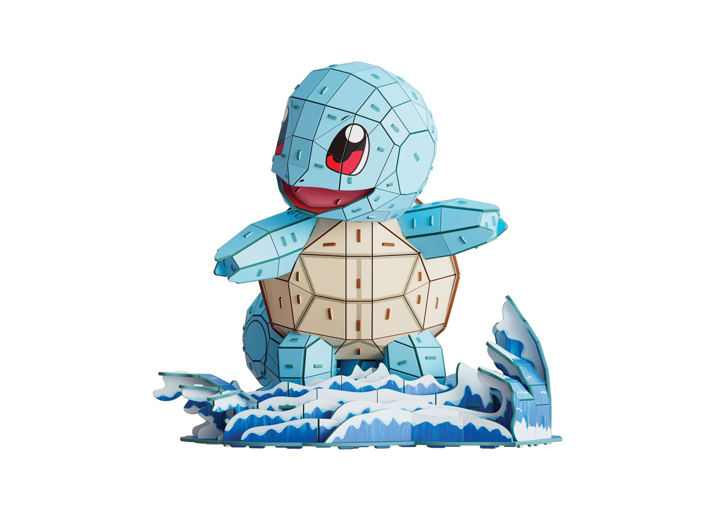 Pokémon Squirtle 3D Model Kit Kanto Starter Collection, 180-Pieces