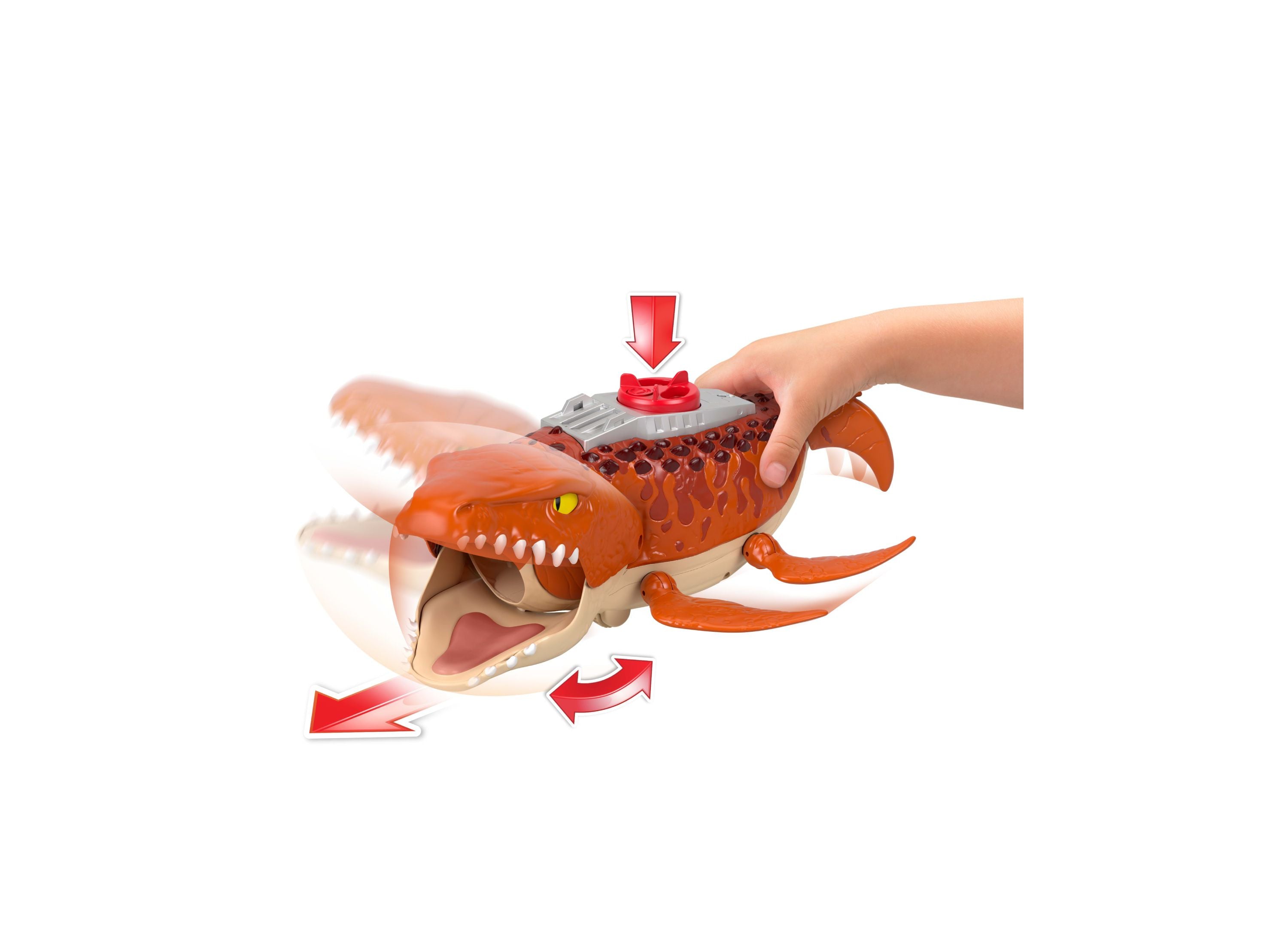 Imaginext Fisher-Price Jurassic World Rebirth Aquachomp Mosasaurus Playset - Image 5