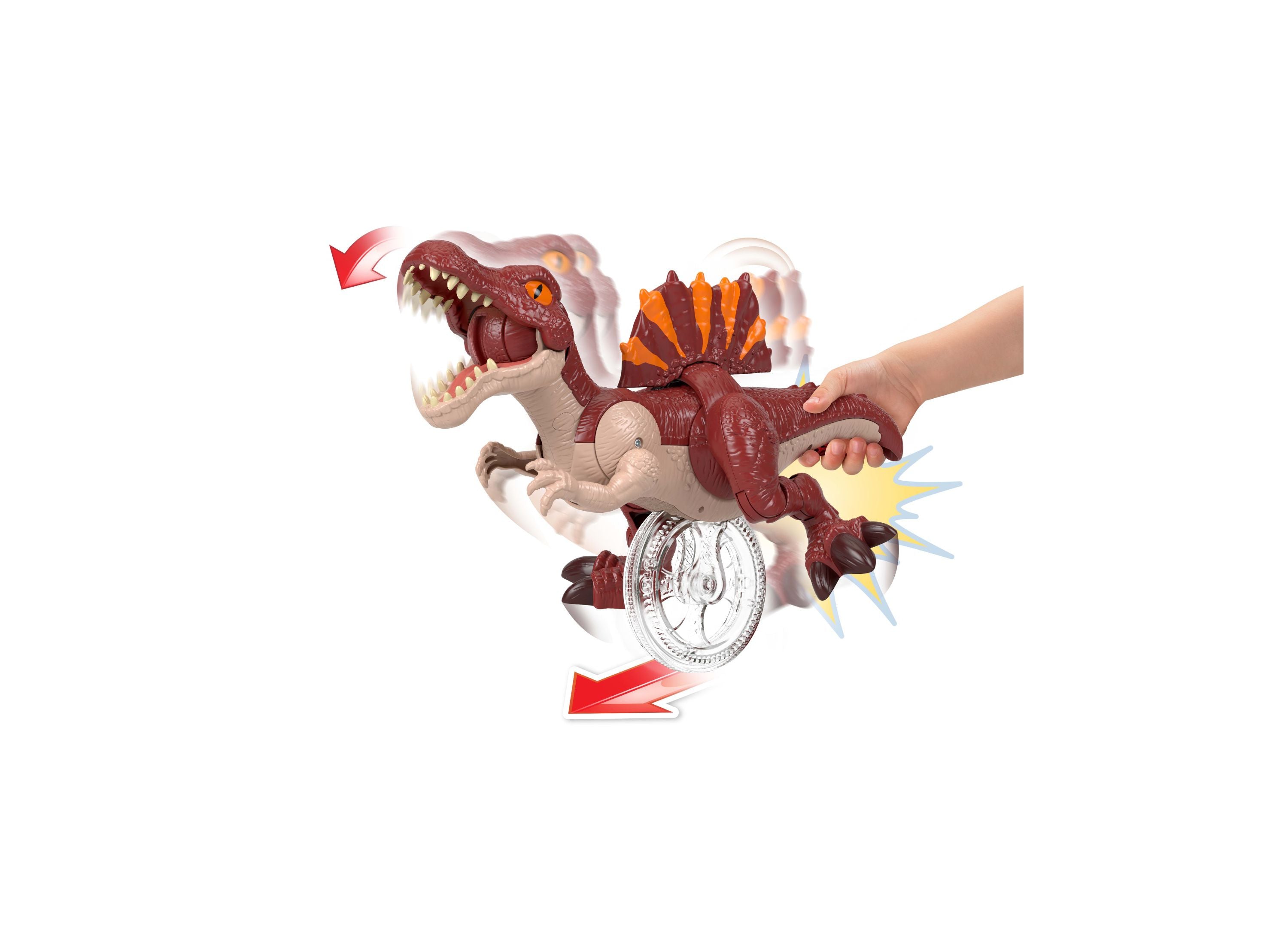 Imaginext Fisher-Price Jurassic World Rebirth Sprinting Spinosaurus - Action Figure - Image 6