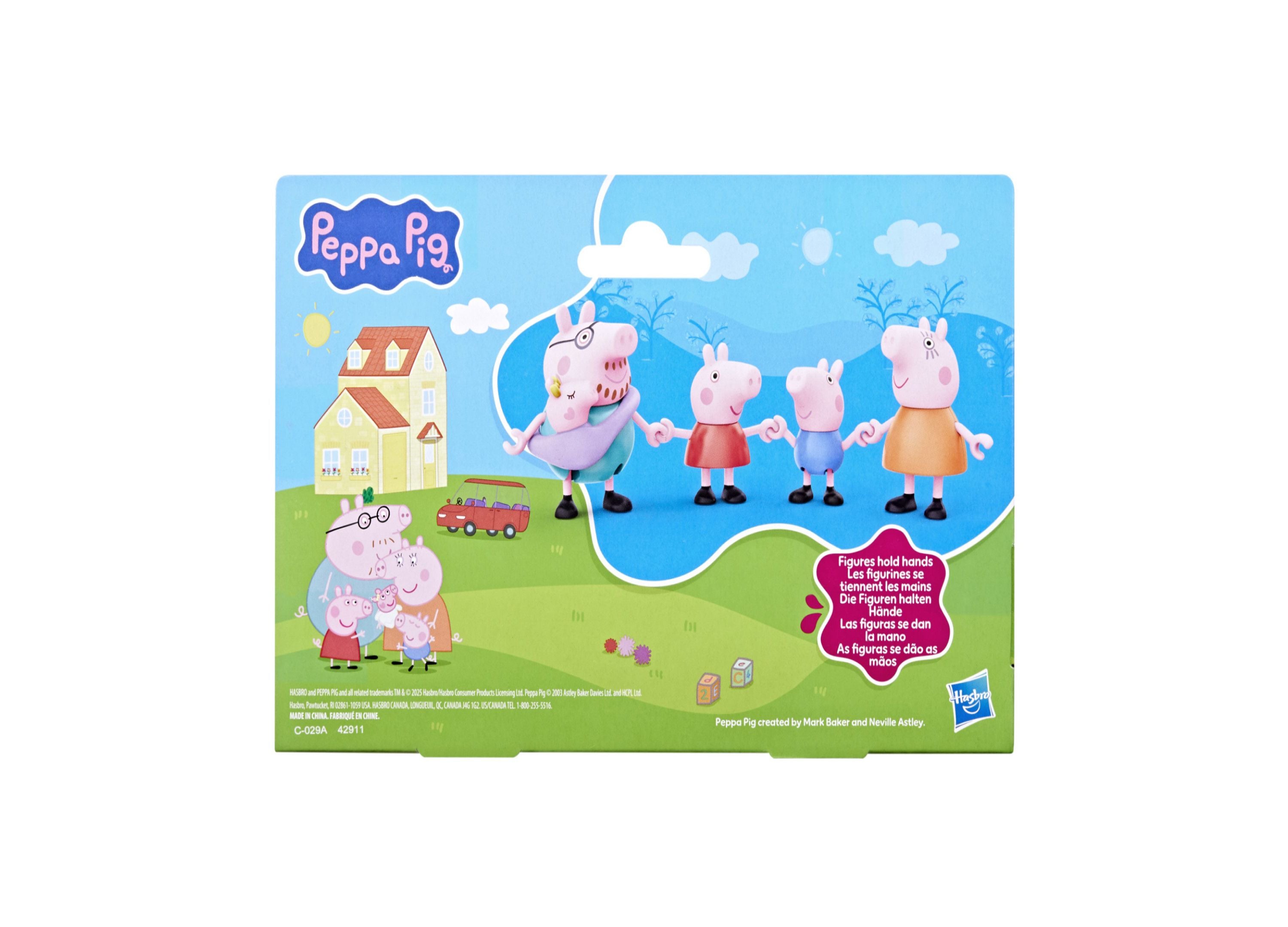 Peppa Pig Family Adventures Poseable Figure Set - 5 Pieces - Image 5