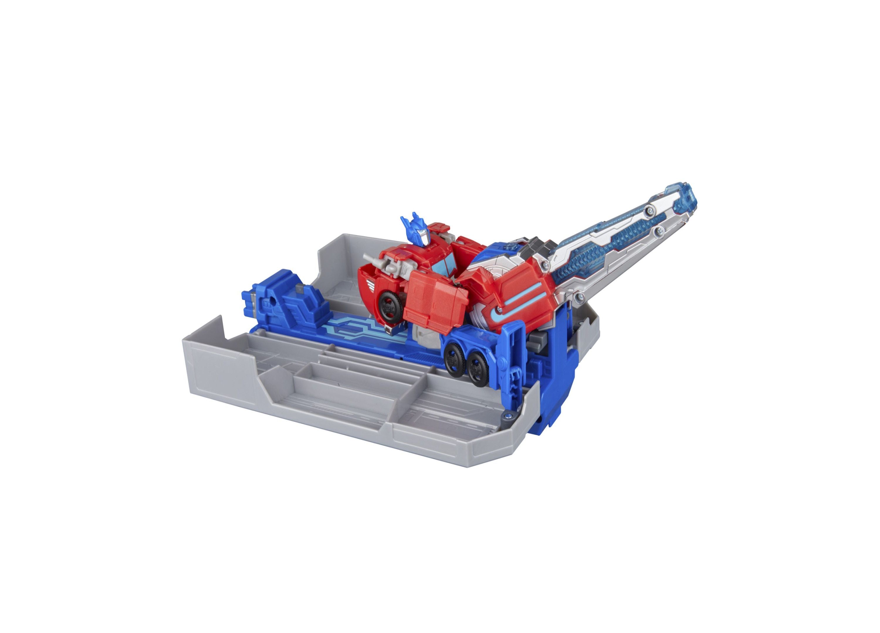Transformers EarthSpark Optimus Prime Battle Trailer - Interactive Playset - Image 7