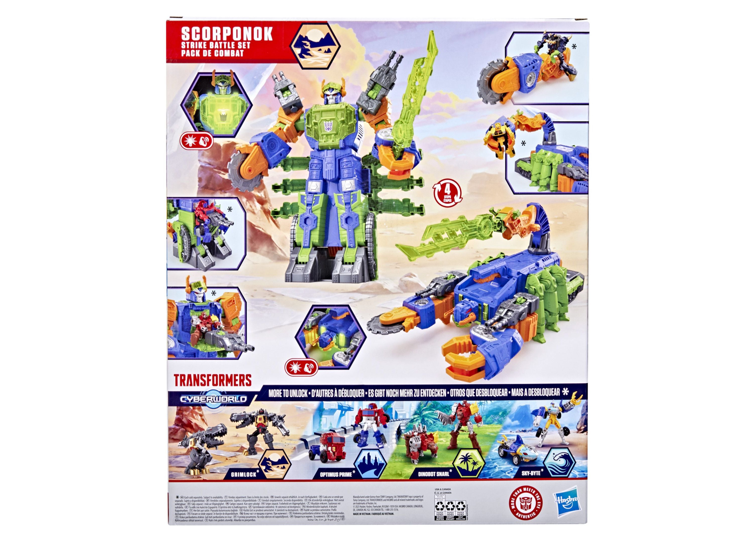 Transformers Cyberworld Scorponok Strike Battle Set - Image 6