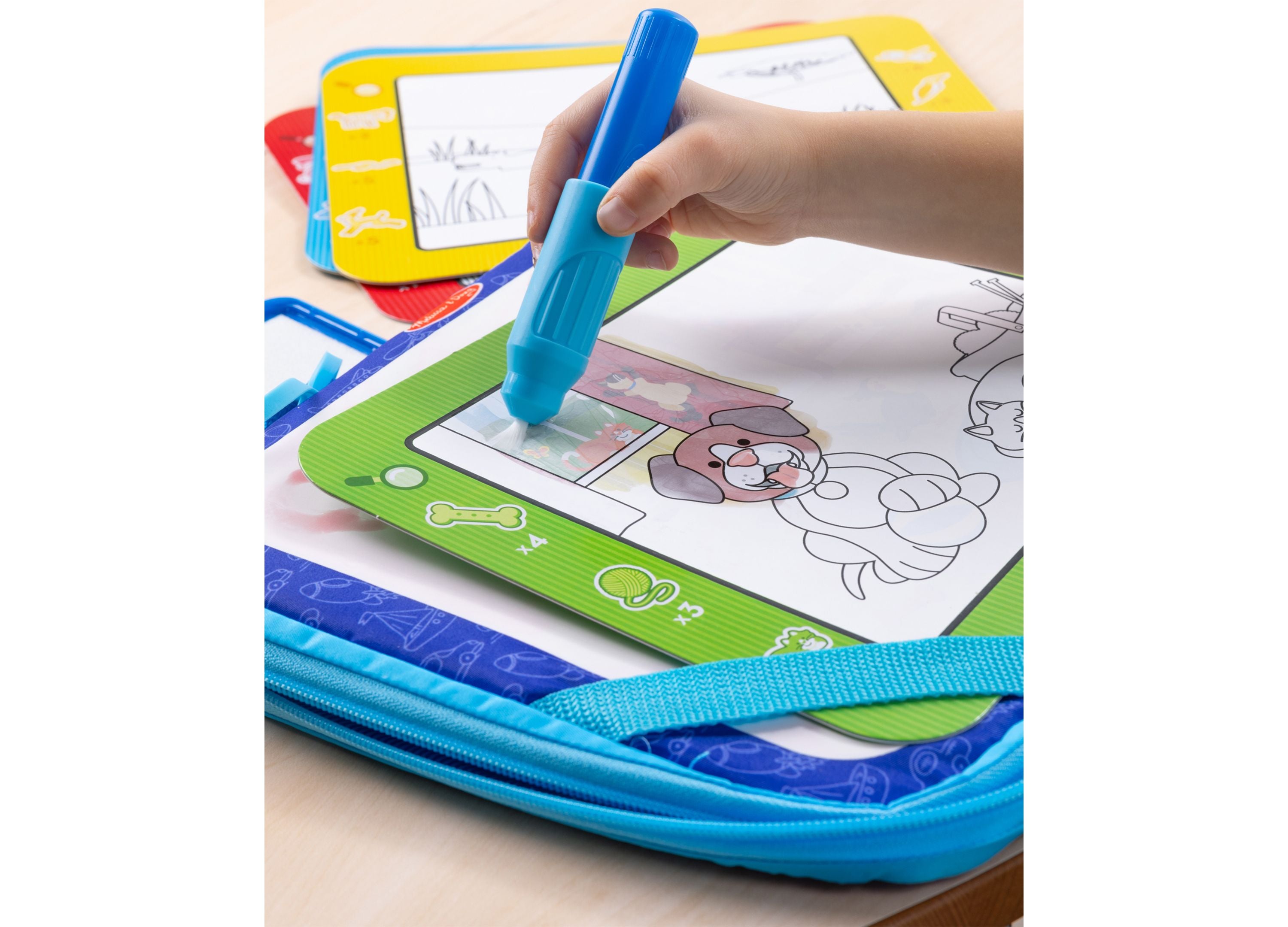 Melissa & Doug Water Wow! Multi-Activity Reusable Drawing Set with Case - Image 2