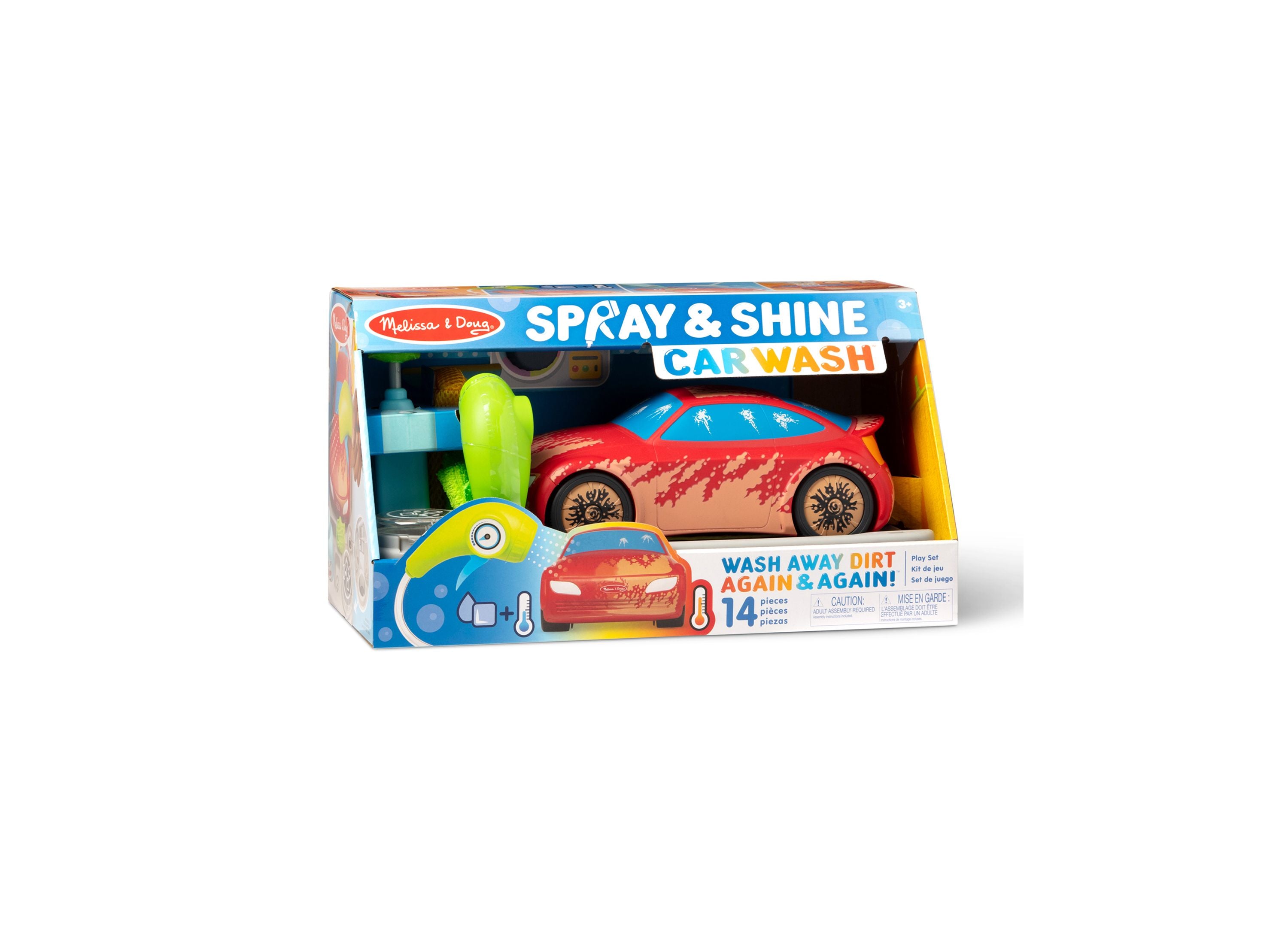 Alternative view of Melissa & Doug Water Wow Car Wash Play Set - Color-Changing Fun