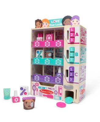 Melissa & Doug Beauty Vending Machine Wooden Play Set - Image 3