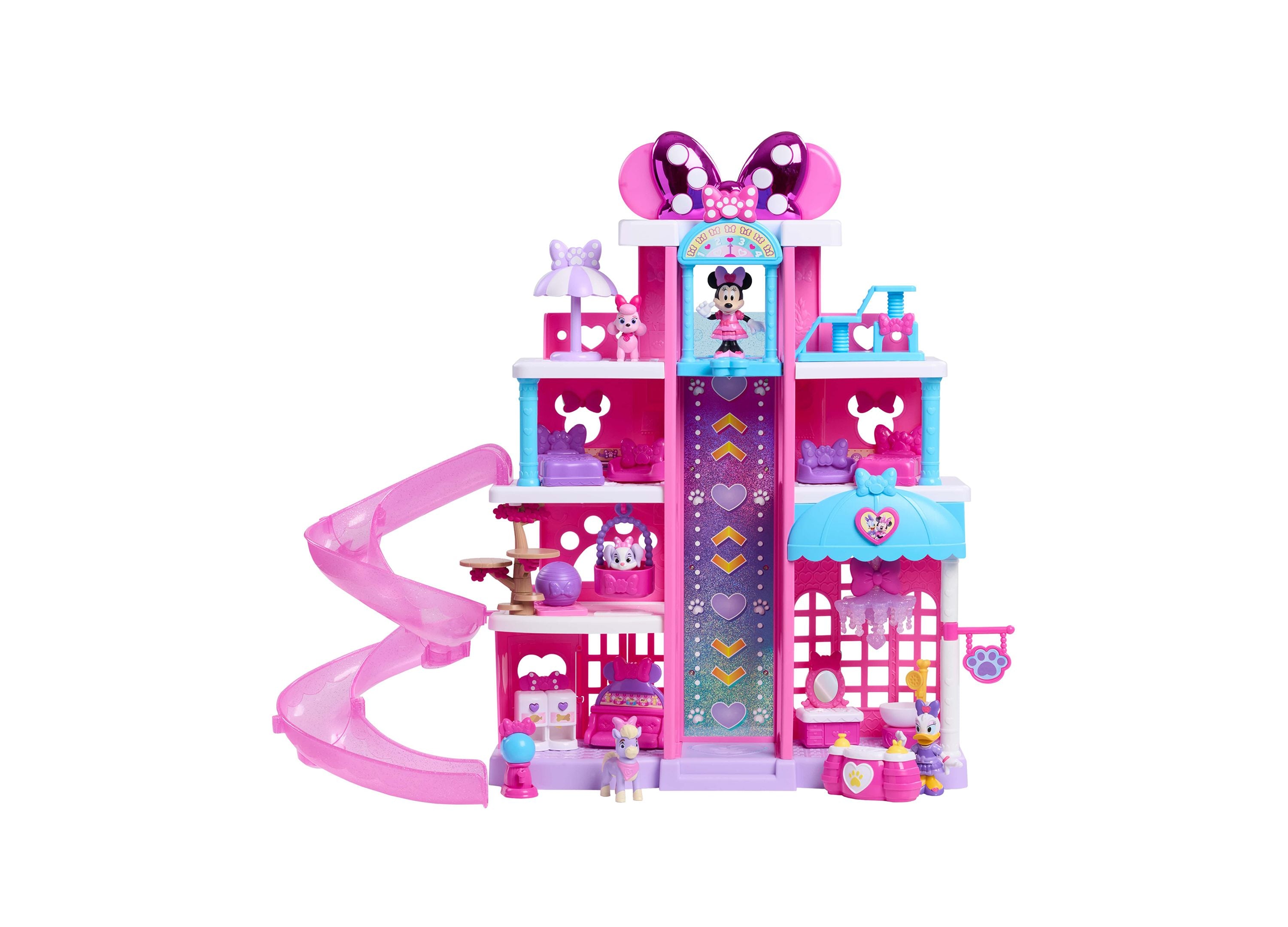 Disney Minnie Mouse Pet Hotel Playset with Figures and Accessories