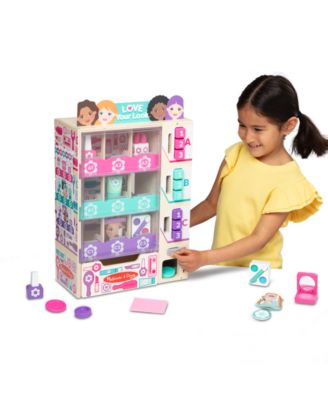 Melissa & Doug Beauty Vending Machine Wooden Play Set - Image 4