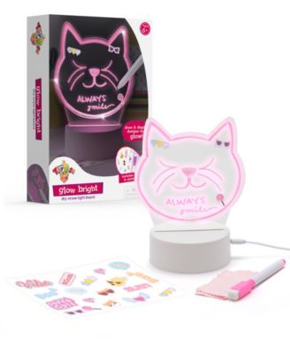 Geoffrey's Toy Box Cat Head Glow Bright Dry-Erase Light Board - Image 5