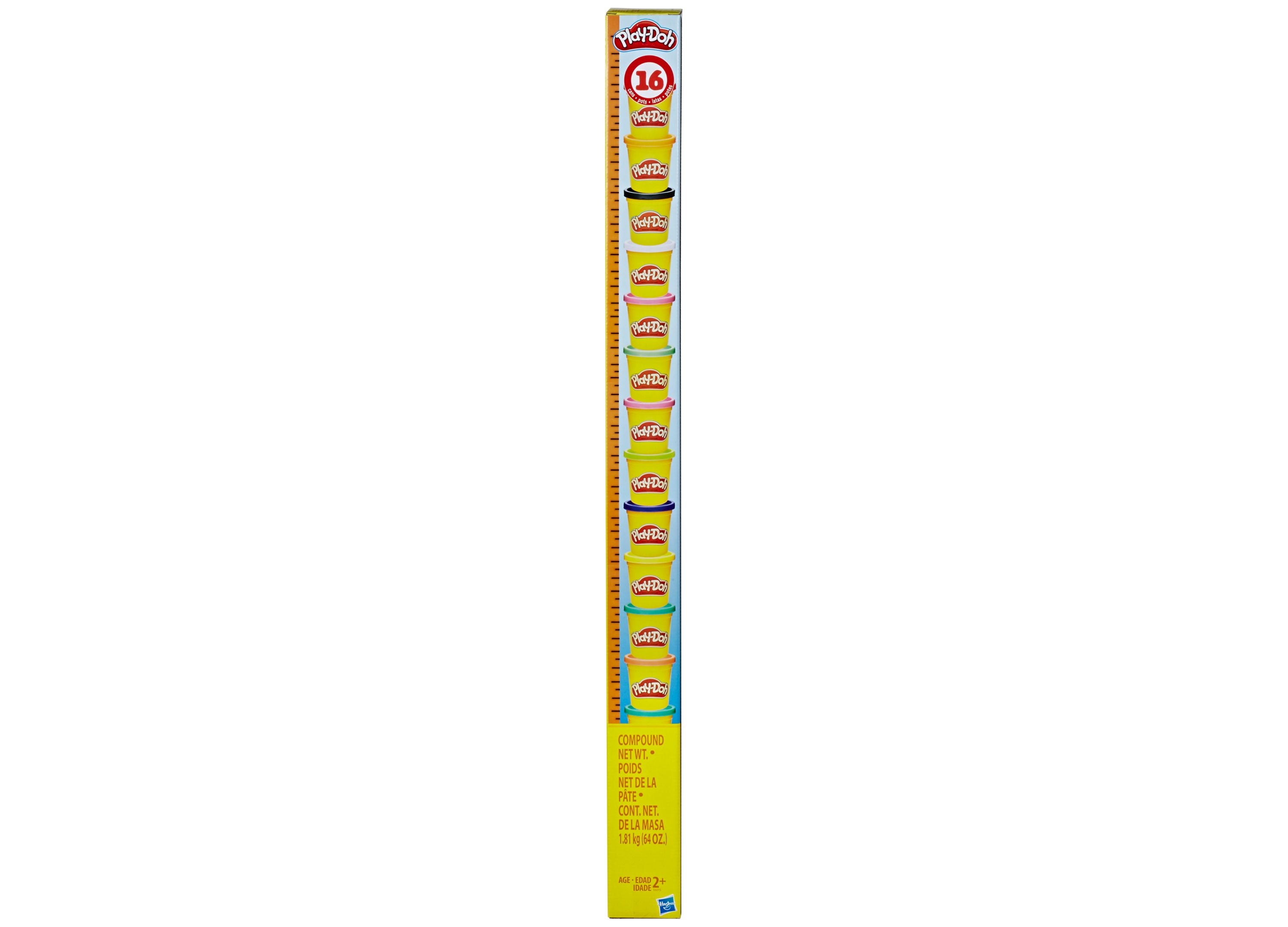 Alternative view of Play-Doh Mega Meter 16-Pack Assorted Colors Modeling Compound