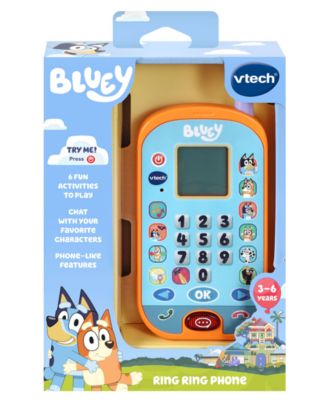VTech Bluey Ring Ring Phone Interactive Toy - Bluey and Bingo Edition - Image 3