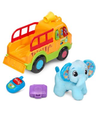 Alternative view of VTech Learn and Rescue Elephant Truck Toy with Plush and Accessories