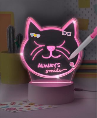 Geoffrey's Toy Box Cat Head Glow Bright Dry-Erase Light Board - Image 6