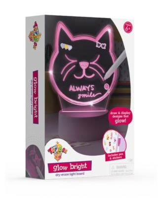 Geoffrey's Toy Box Cat Head Glow Bright Dry-Erase Light Board - Image 7