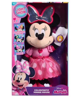 Disney Jr. 15 inch Interactive Colorfinity Minnie Mouse Plush Toy - Image 13
