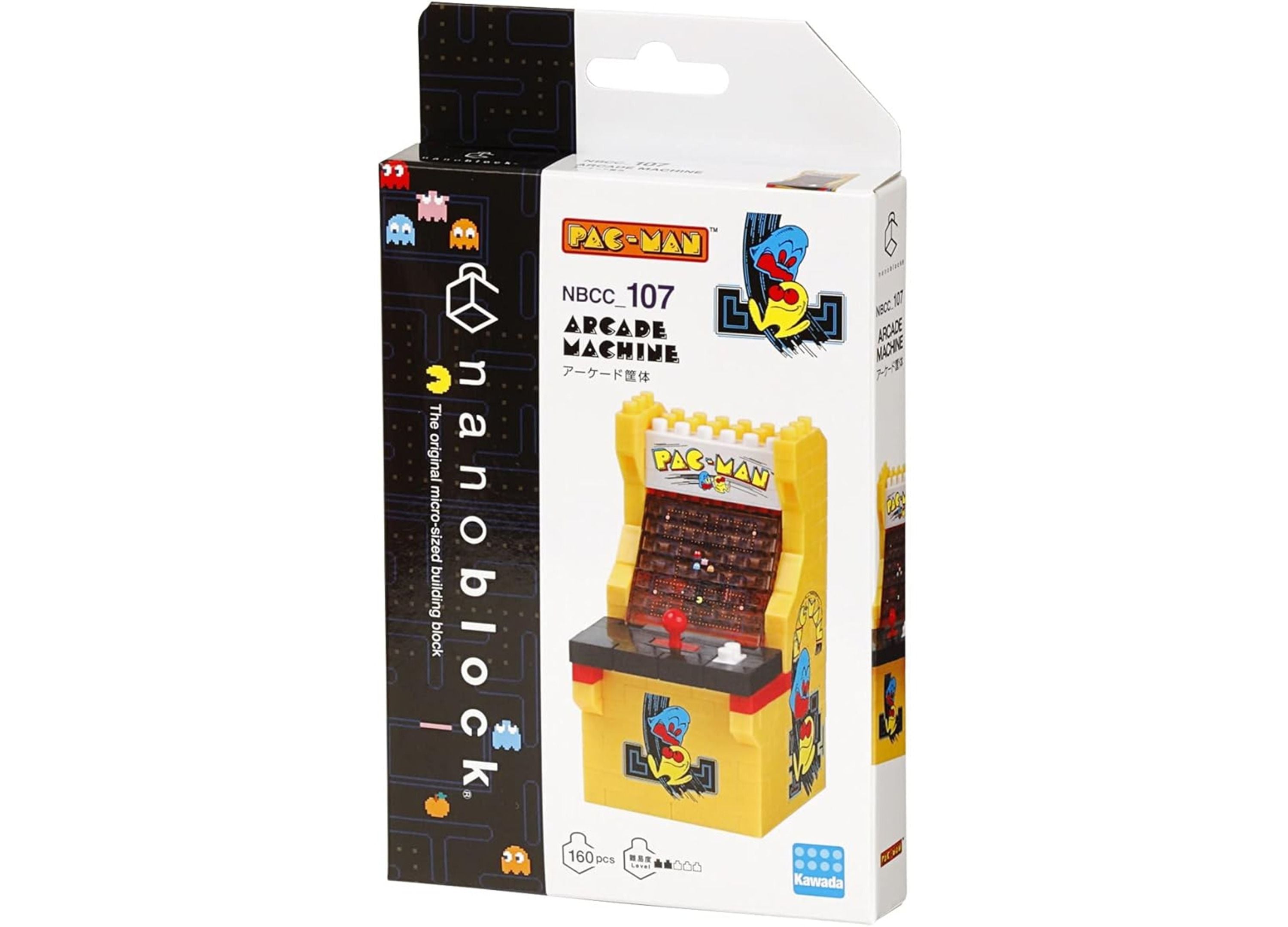 Nanoblock Pac-Man 160-Piece Arcade Machine Building Kit - Image 3