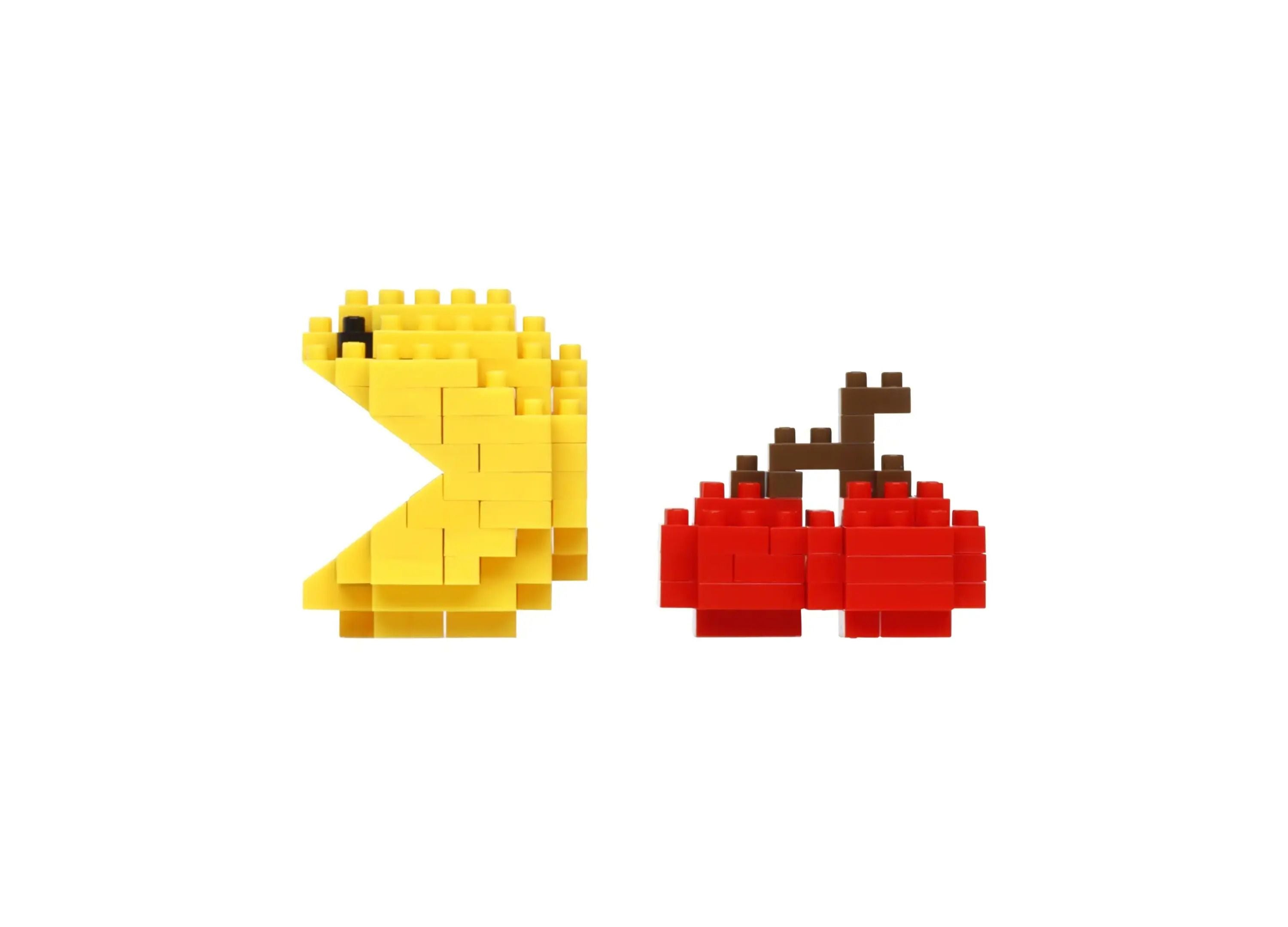 Alternative view of Nanoblock Pac-Man & Cherry Building Set - 150 Piece