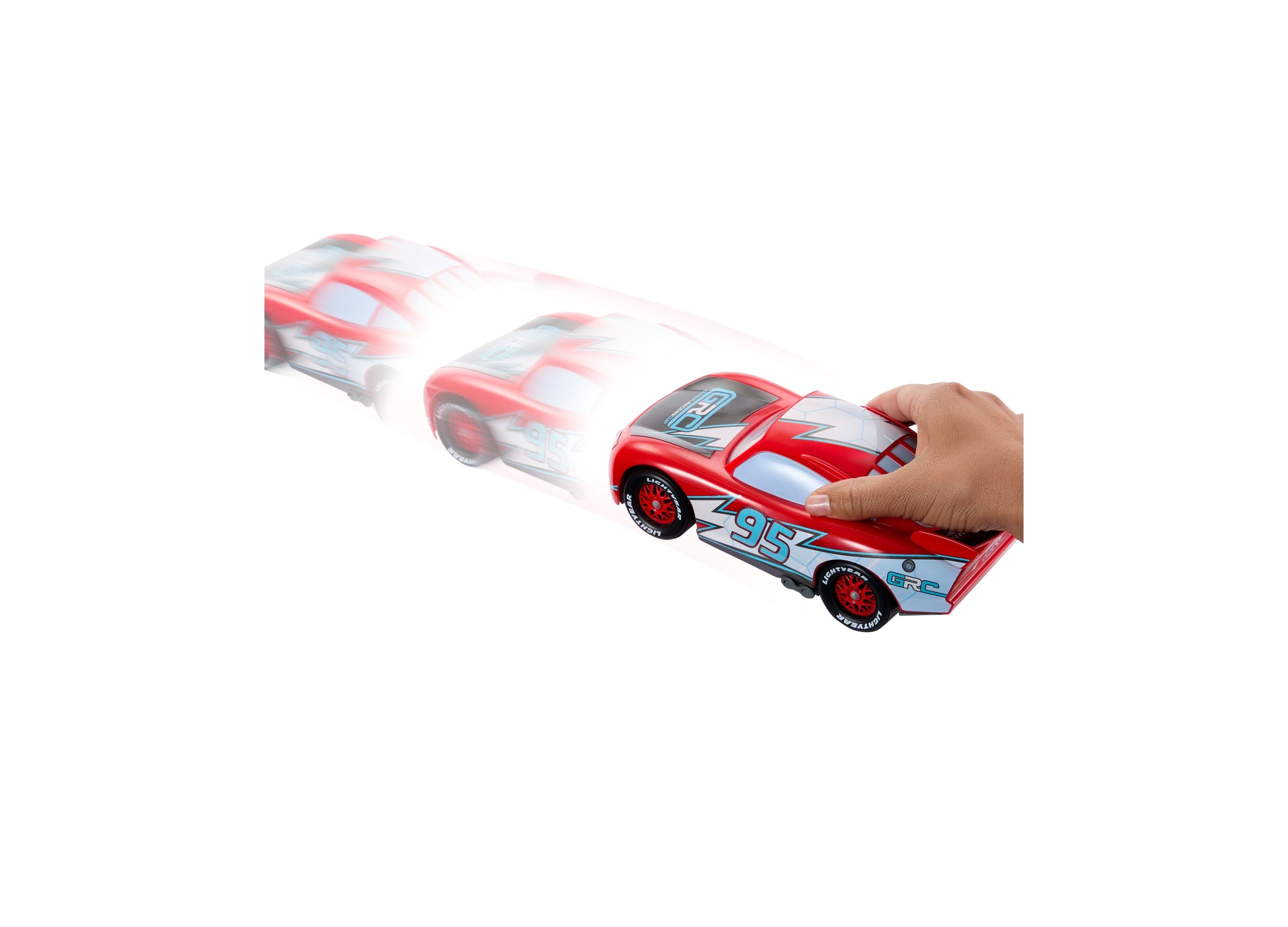 Disney Pixar Cars Global Racers Drift & Race Lightning McQueen Vehicle - Image 4