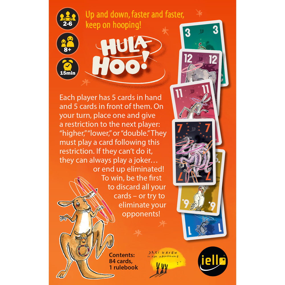 Alternative view of IELLO Hula Hoo Dynamic Card Game for Families