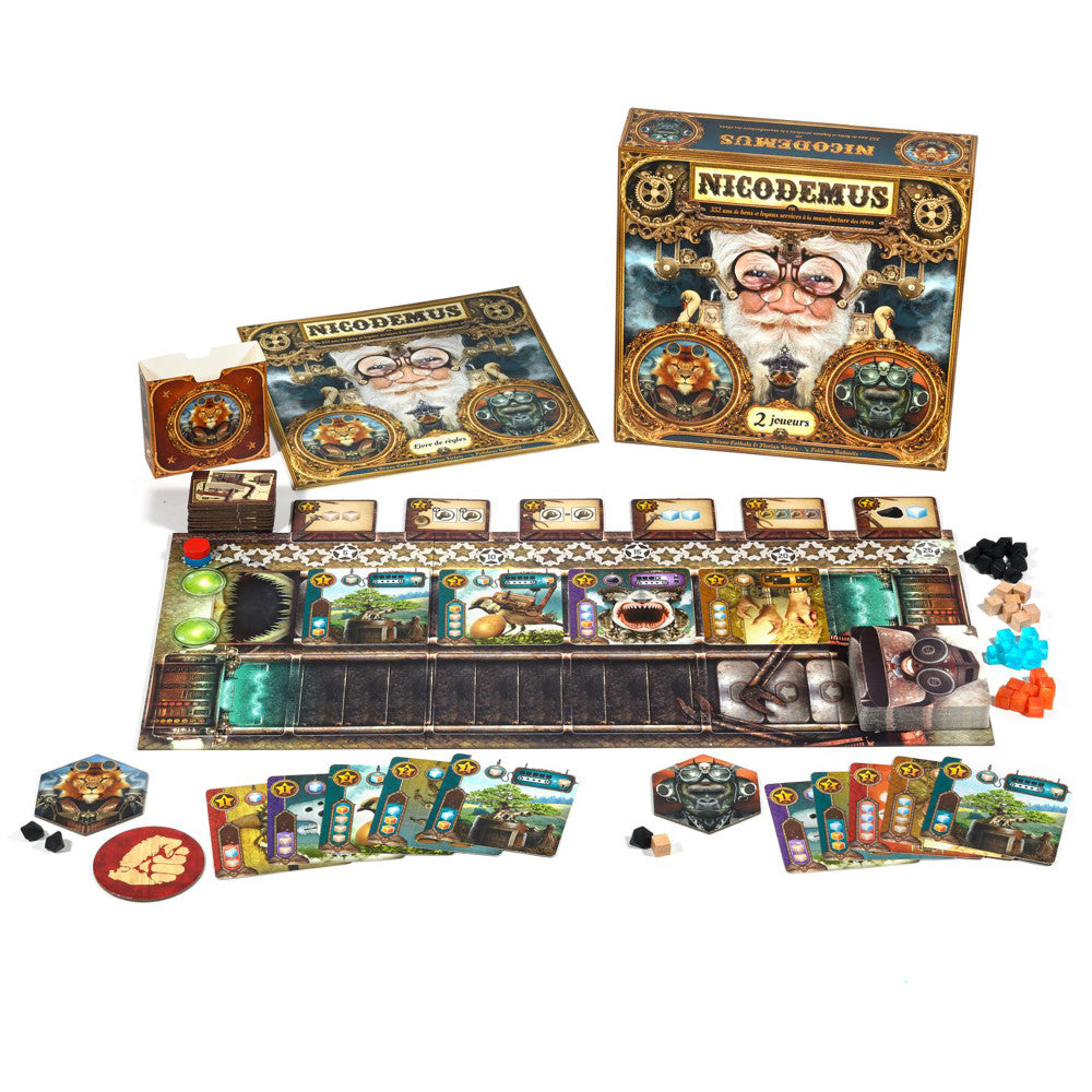 Alternative view of Nicodemus Resource Management Strategy Board Game
