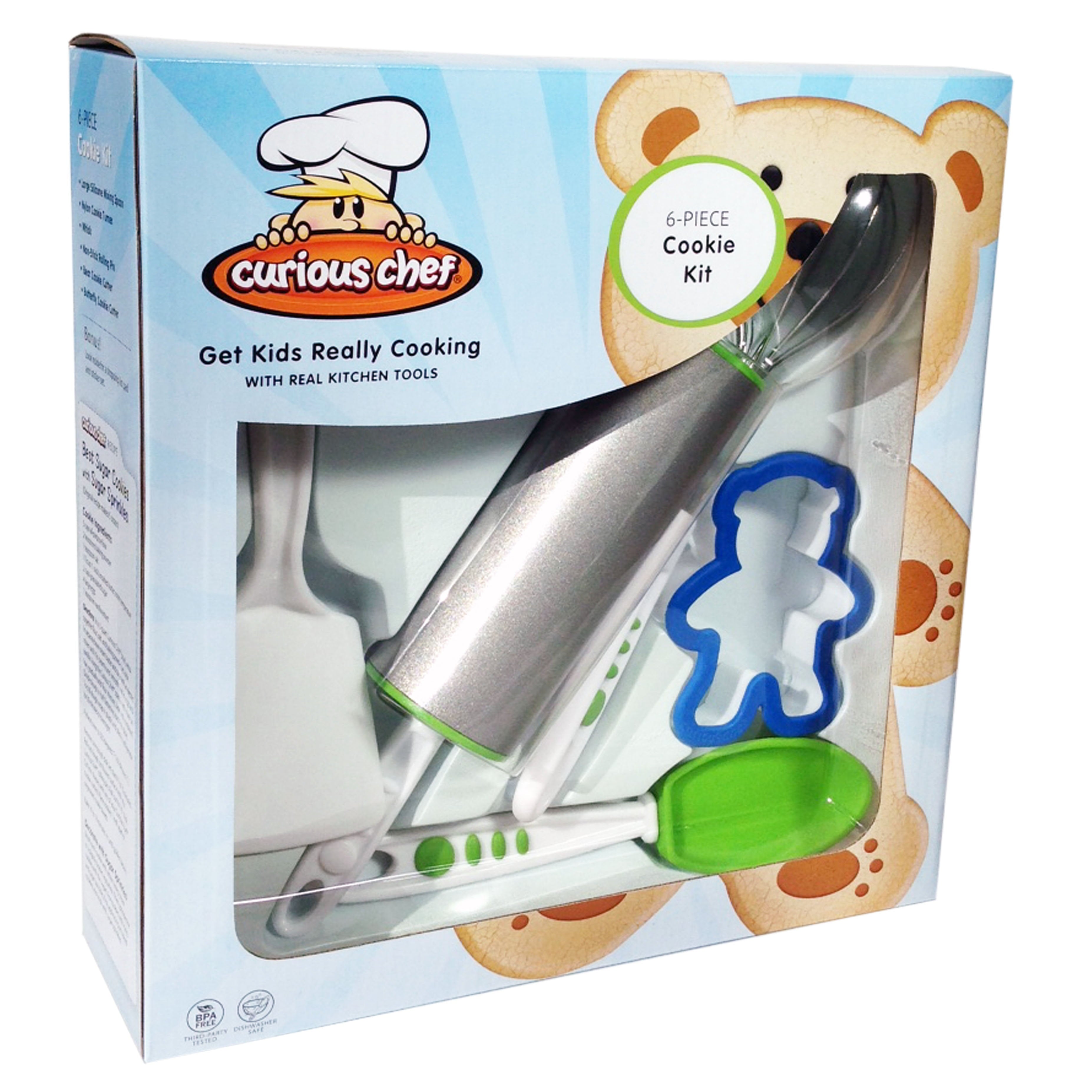 Alternative view of Curious Chef 6 Piece Cookie Kit for Budding Bakers