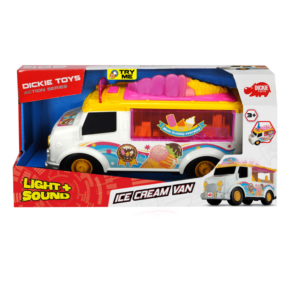 Alternative view of Dickie Toys Interactive 12-Inch Ice Cream Van with Sounds