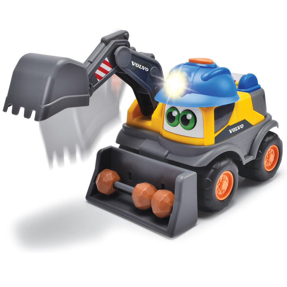 Dickie Toys ABC Volvo Danny Digger - Motorized Excavator Toy, Ages 3+ - Image 4