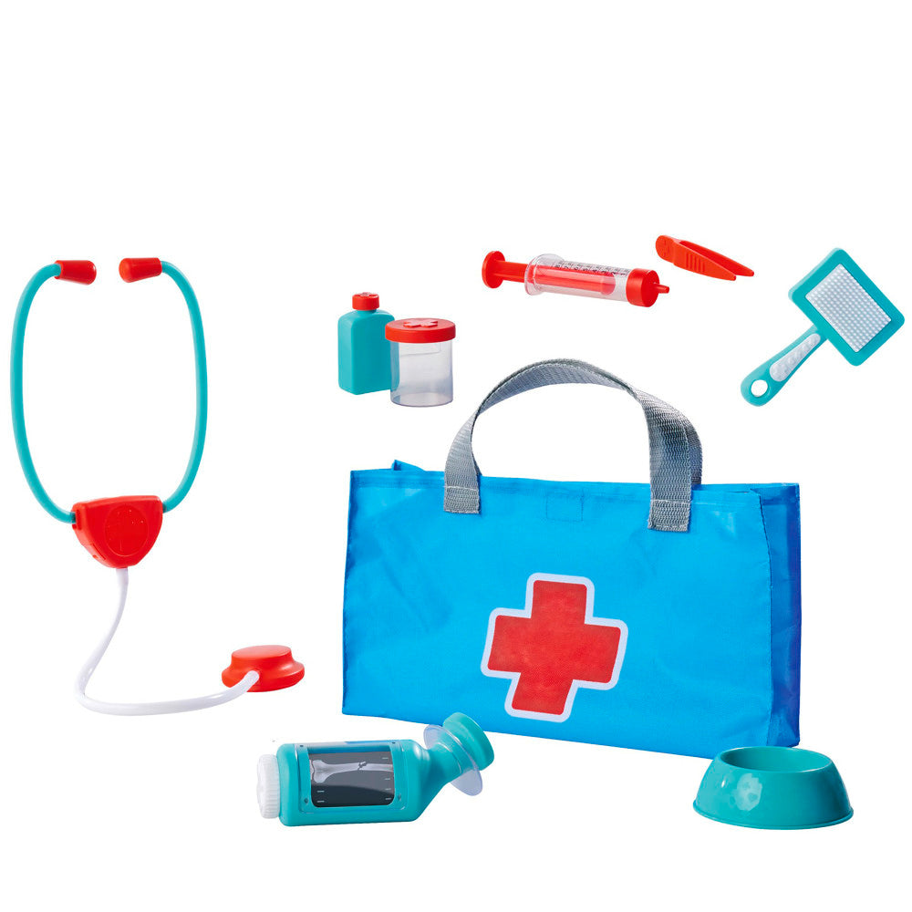 Alternative view of Simba 7-Piece Veterinary & Pet Care Playset - Blue & Red
