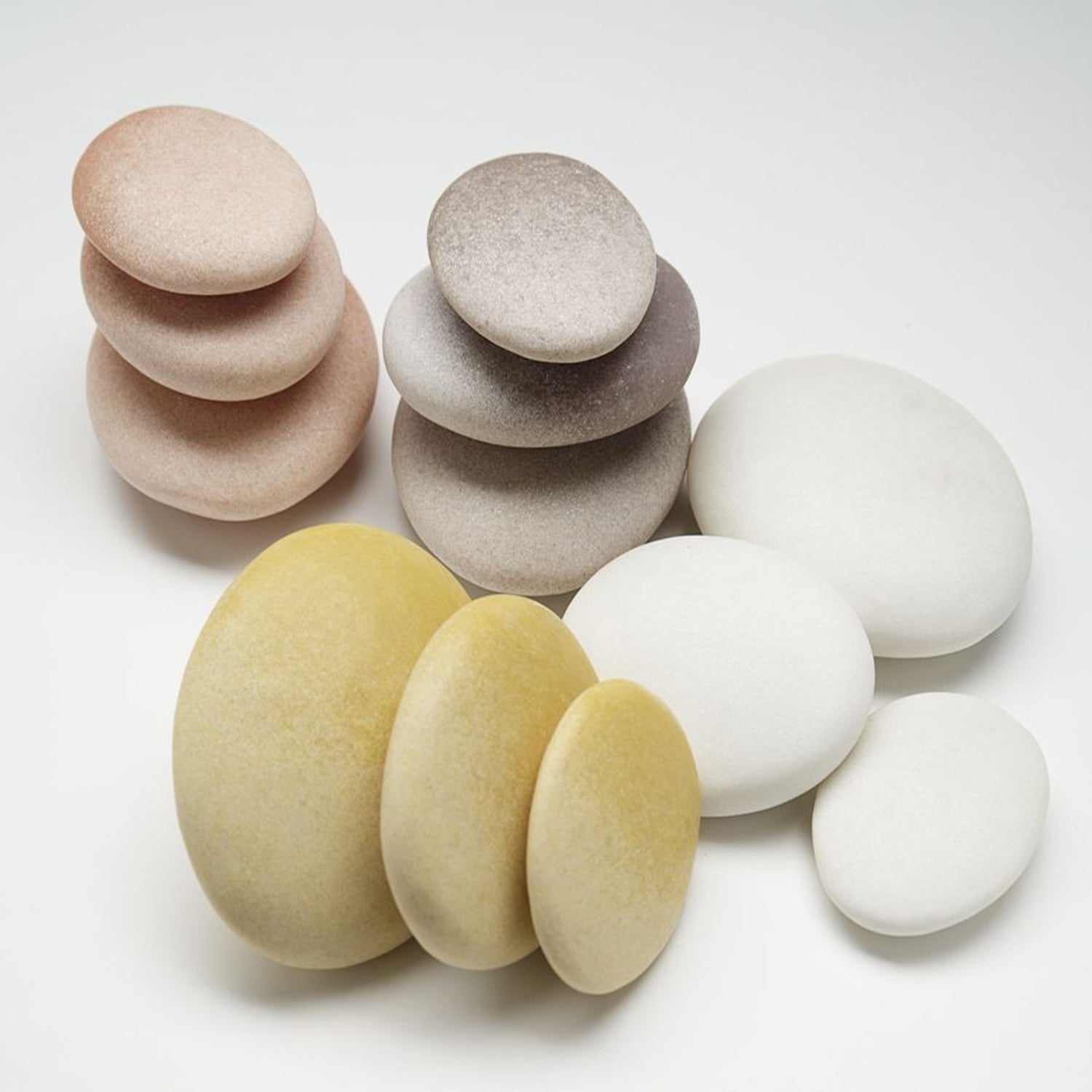 Alternative view of Yellow Door Natural Sorting Stones - Multicolor Educational Set - Pack Of 12
