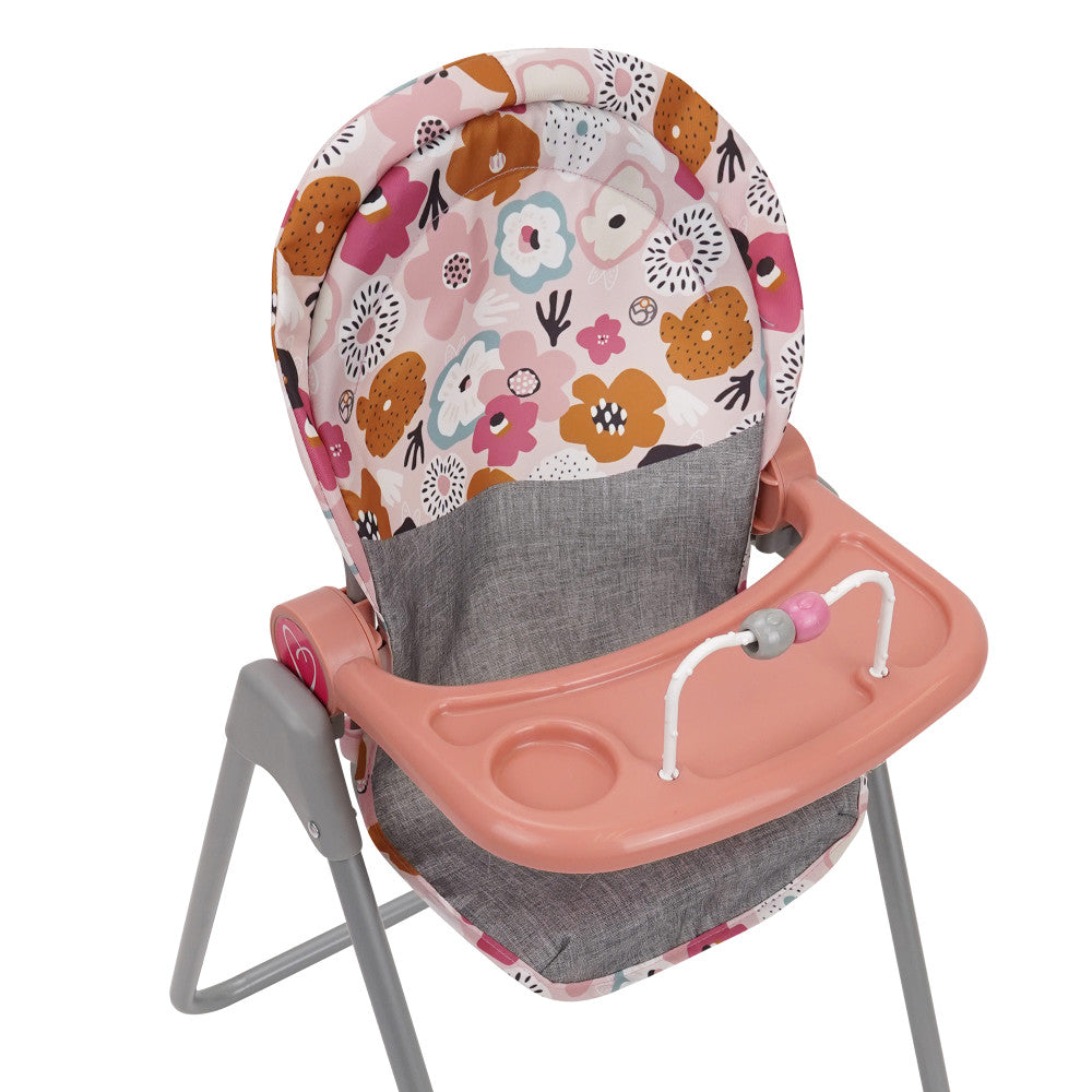 509 Crew - Melange Flora Foodie Doll Highchair Set, Ages 3+ - Image 4