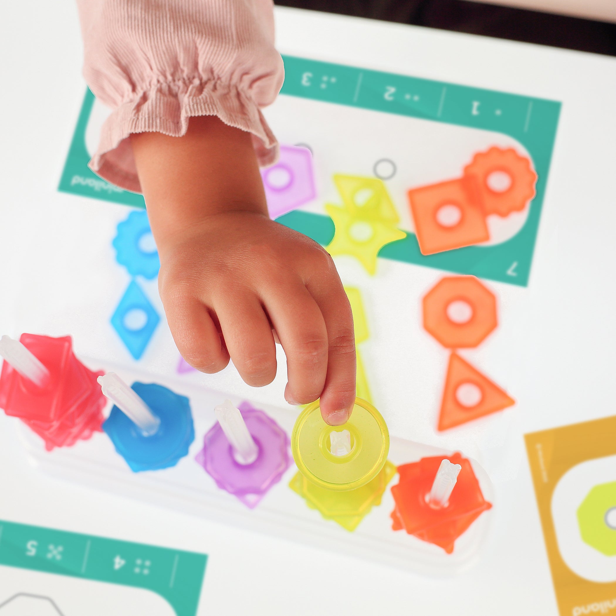 Miniland Educational Translucent Sort & Count Abacolor - Interactive Learning Toy - Image 4