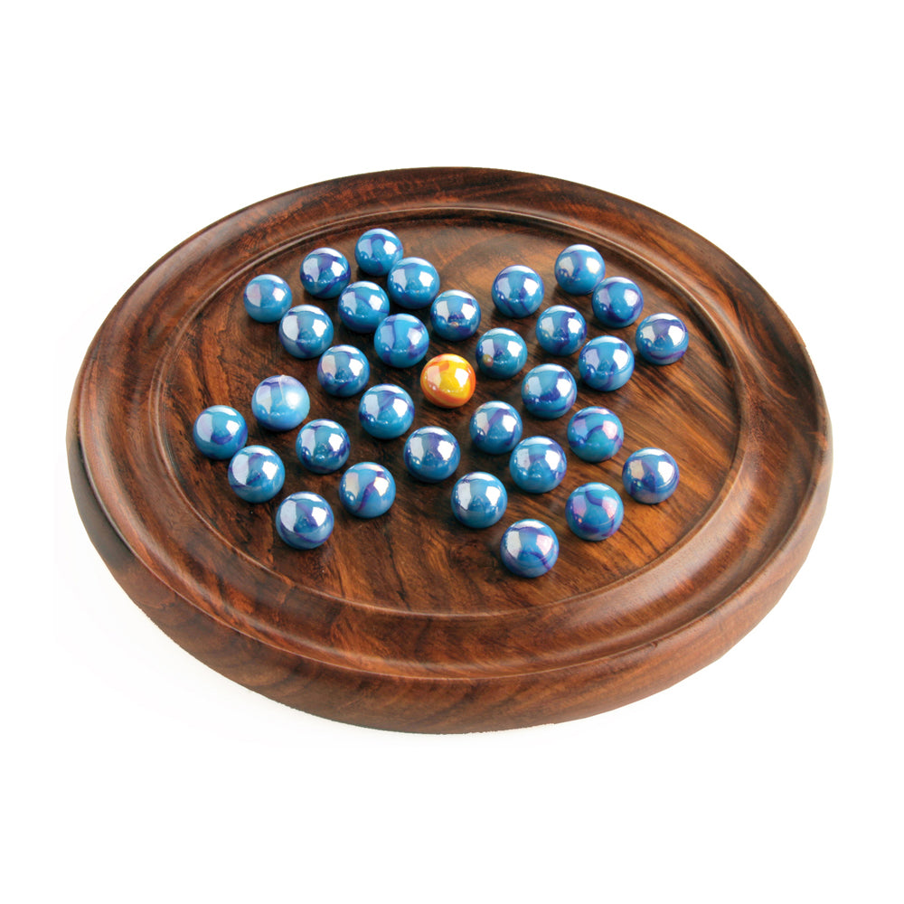 Alternative view of House of Marbles Classic Wooden Solitaire Board Game