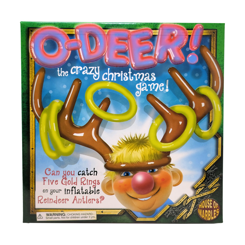 Alternative view of O-Deer! Inflatable Reindeer Antlers Ring Toss Christmas Game