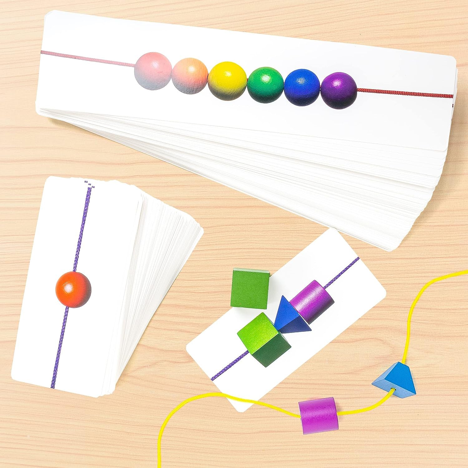 Stages Learning Language Builder Stringing Beads Set - 144 Pieces - Image 3