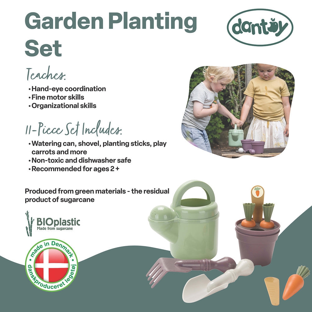 Dantoy Green Garden Planting Set - Eco-Friendly Gardening Adventure for Toddlers - Image 4