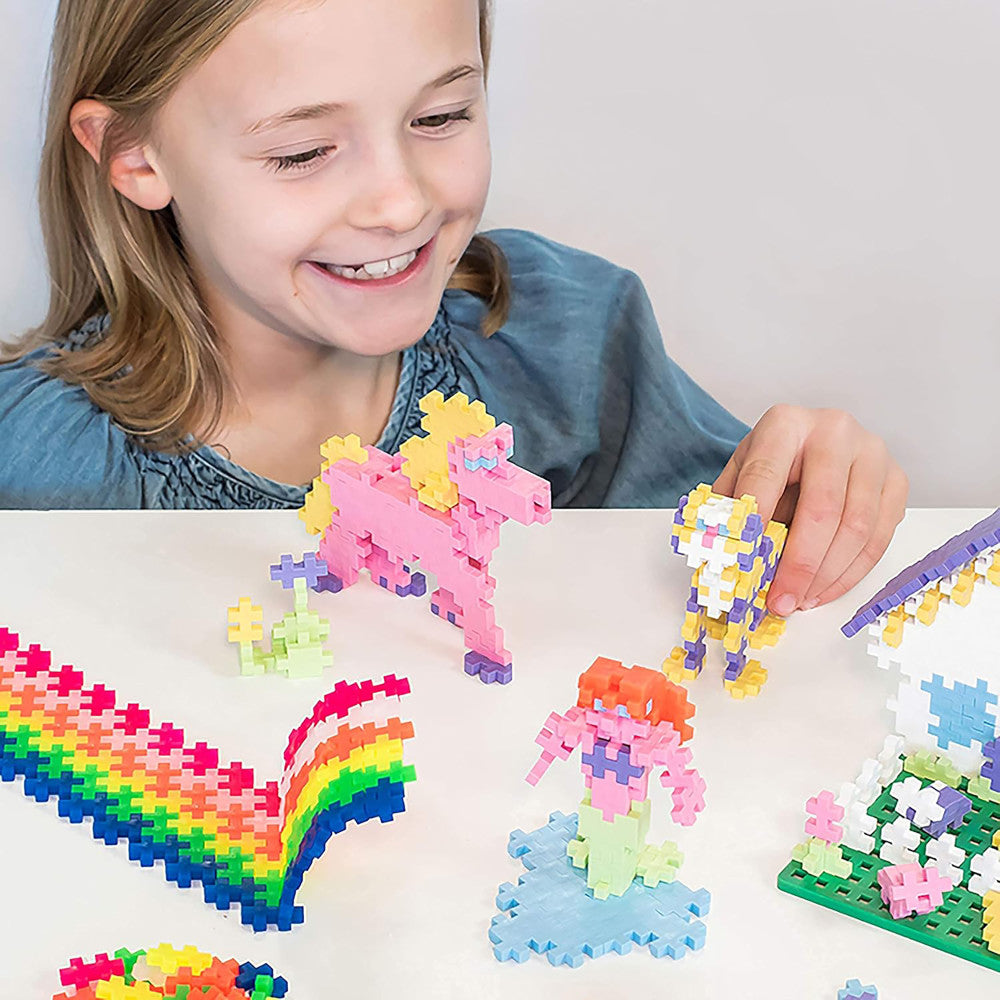 Plus-Plus Learn to Build Set - Pastel & Neon Mix, 400 Pieces - Ages 5+ - Image 4