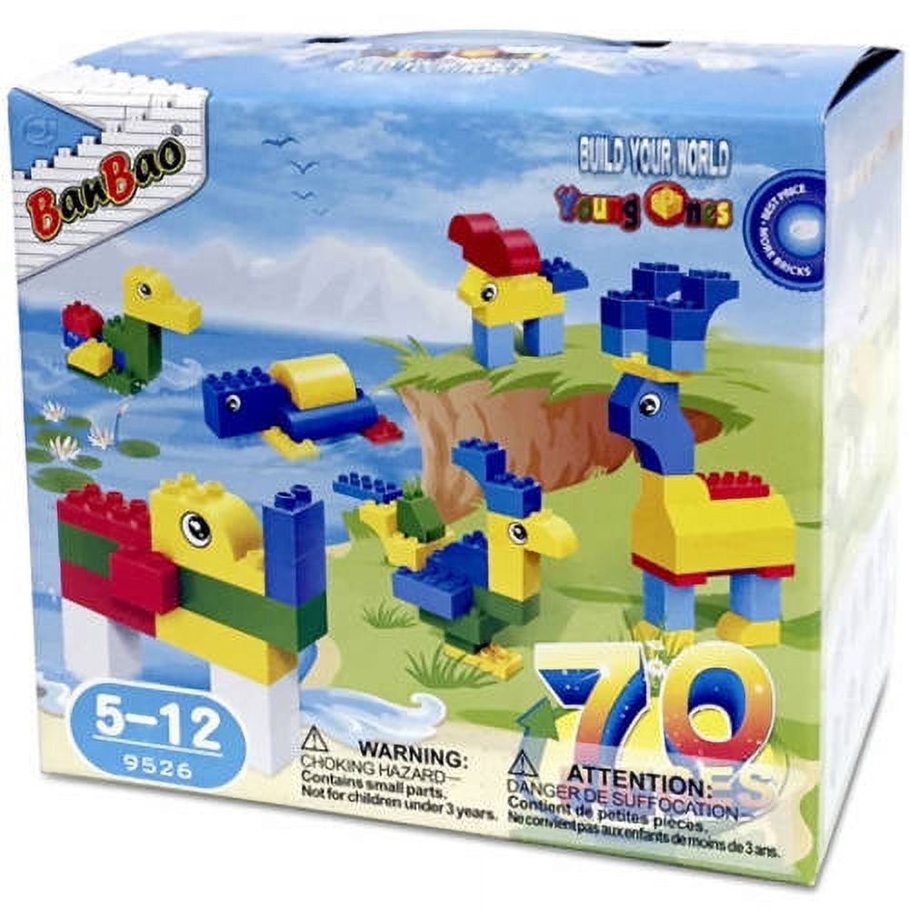 Banbao Young Ones Assorted Building Blocks - 70 Pcs Set