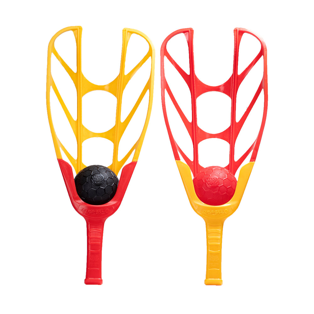 Alternative view of Hog Wild Curve Ball Dual Launcher Set for Backyard Fun