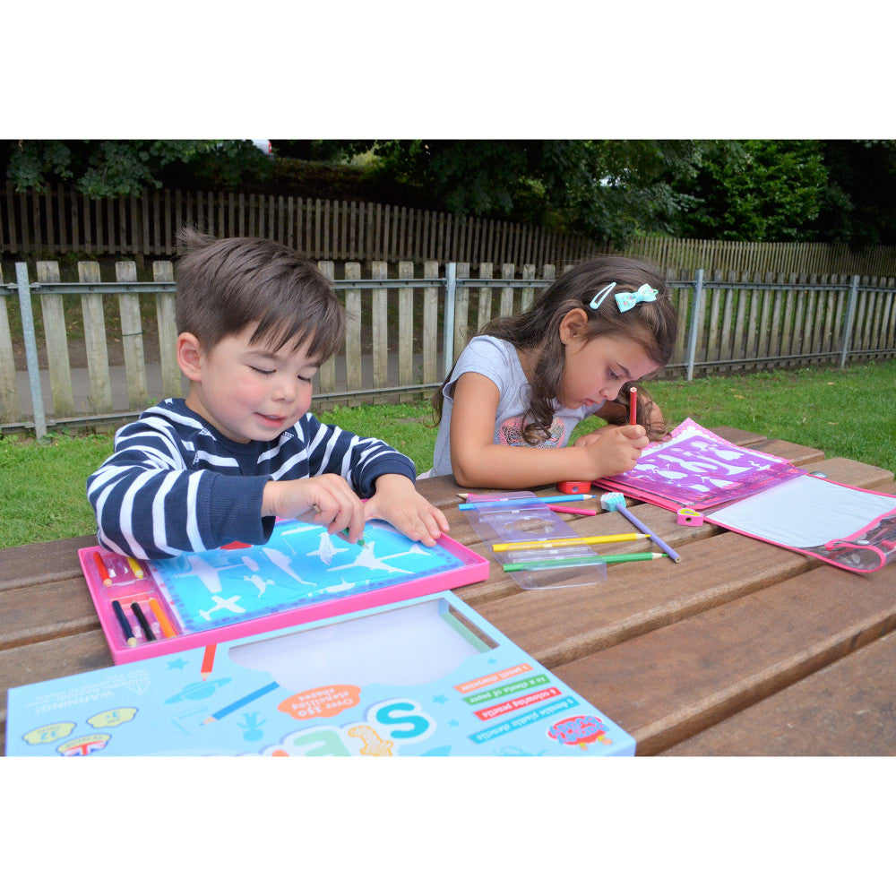 Buddy & Barney Fashion & Fantasy Stencil Kit - Fairies, Flowers & More! - Image 4