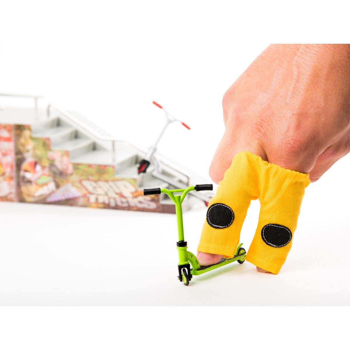 Alternative view of Grip & Tricks Mini Pro Blue Finger Scooter Deluxe Set