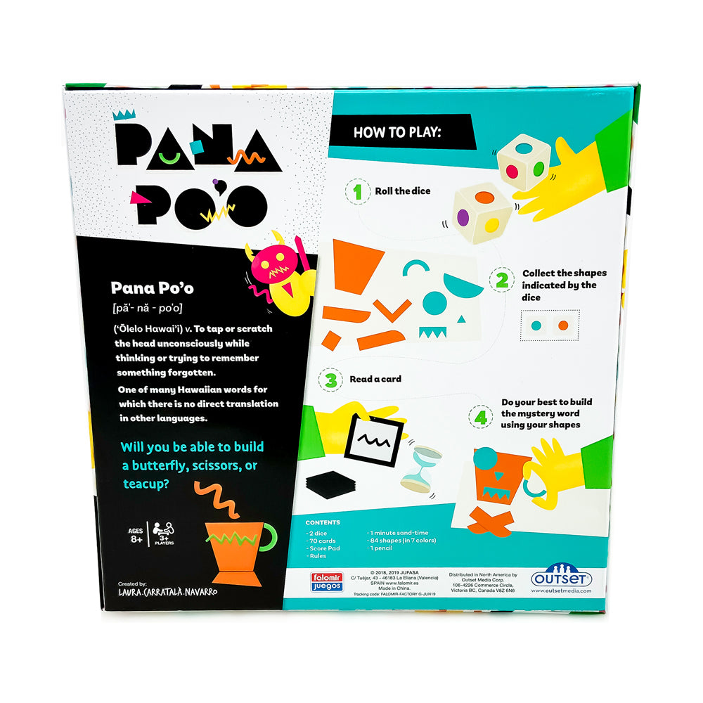 Pana Po'o Family Shape Challenge Board Game - Image 3