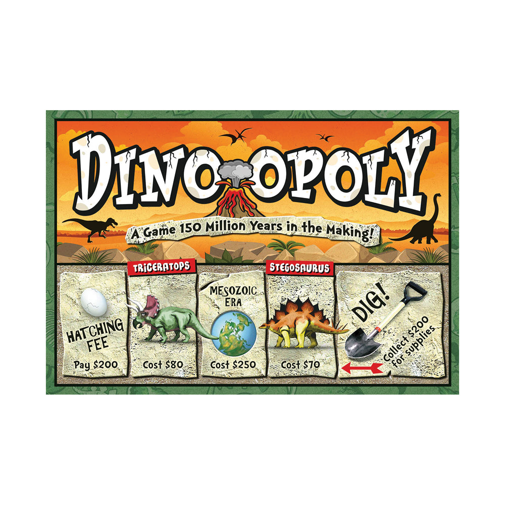 Dino-Opoly Prehistoric Dinosaur Trading Board Game - Image 2