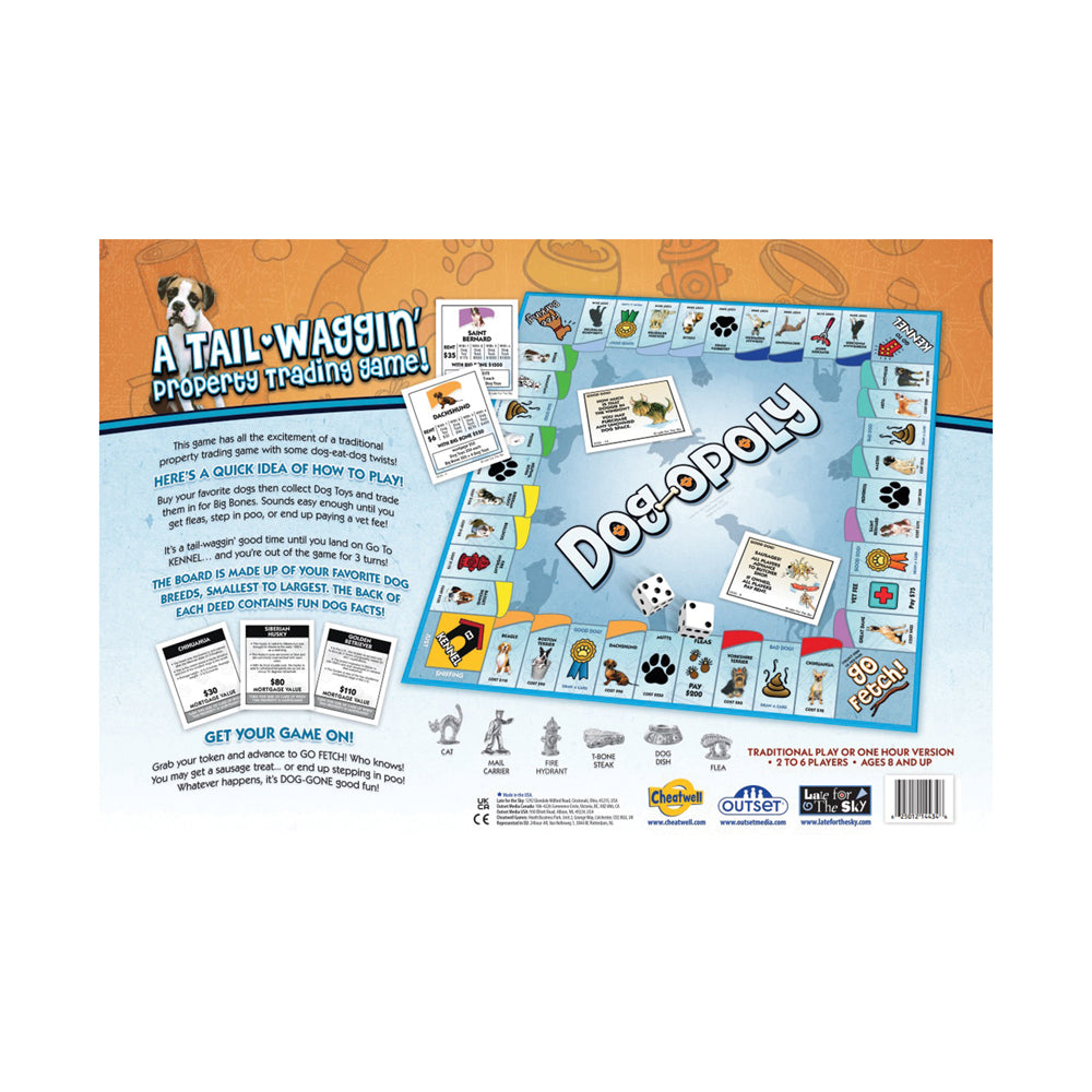 Dog-Opoly Monopoly-Style Board Game with Dog-Themed Play - Image 3