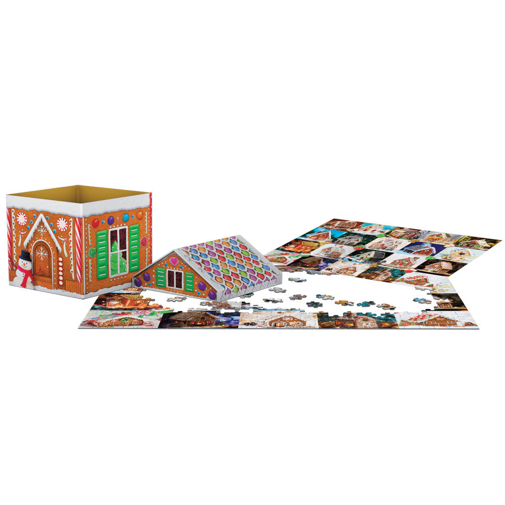 Eurographics Candy Christmas Gingerbread House Puzzle - 550 pc - Image 2