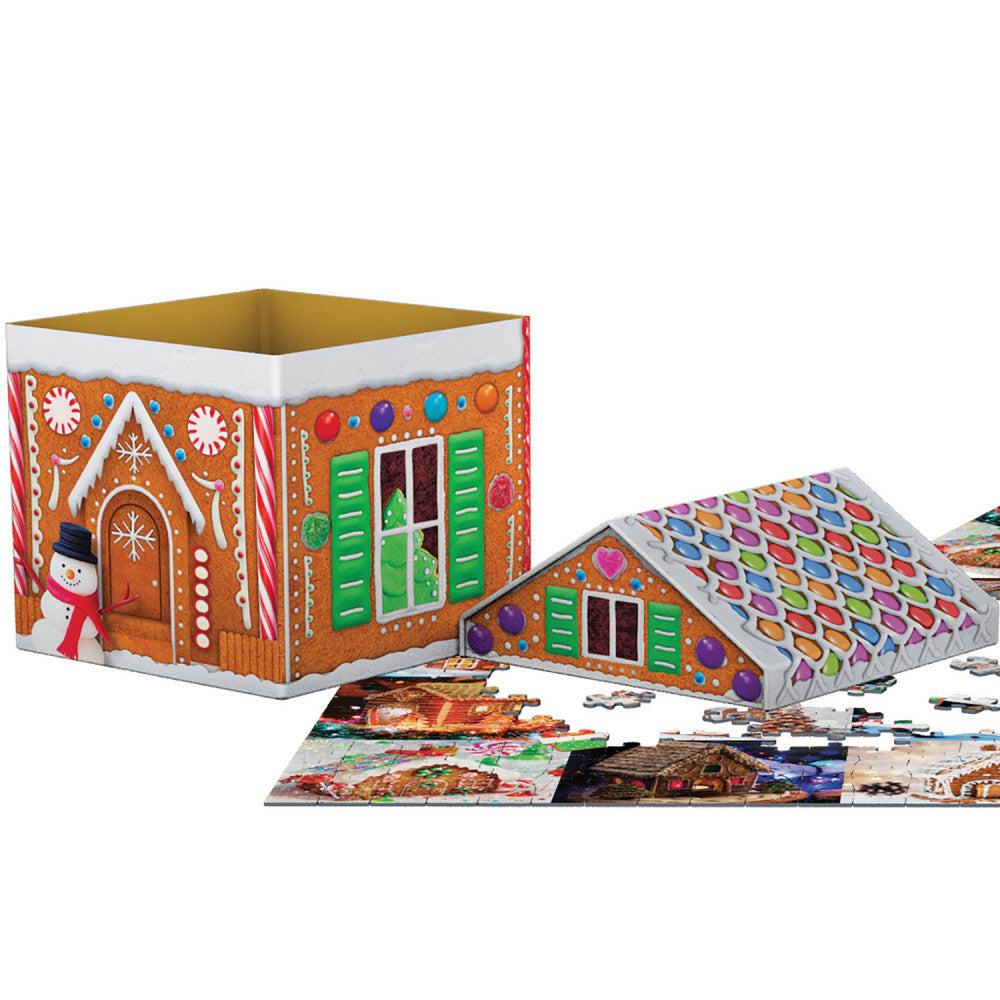 Eurographics Candy Christmas Gingerbread House Puzzle - 550 pc - Image 4